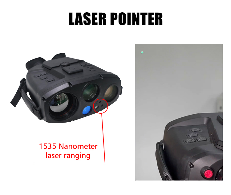 1535 nanometer laser ranging of night reconnaissance equipment