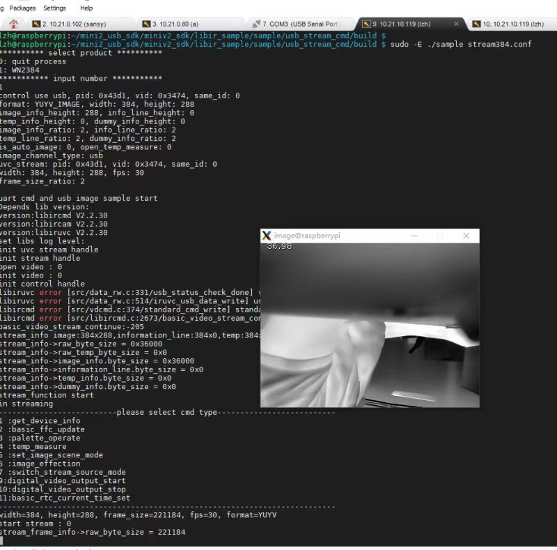 Thermal Camera Module for Raspberry Pi